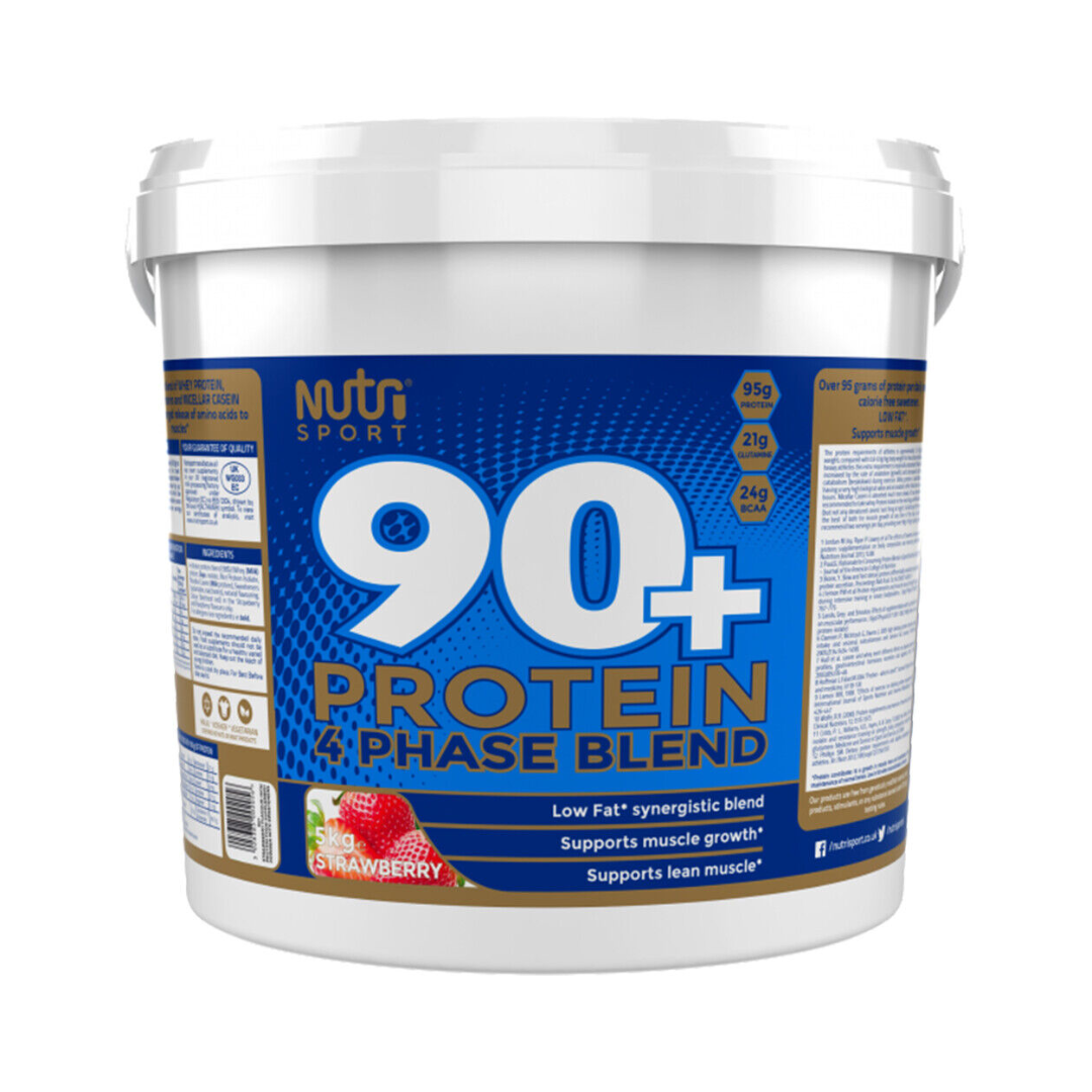 NutriSport 90+ Protein 5kg Strawberry