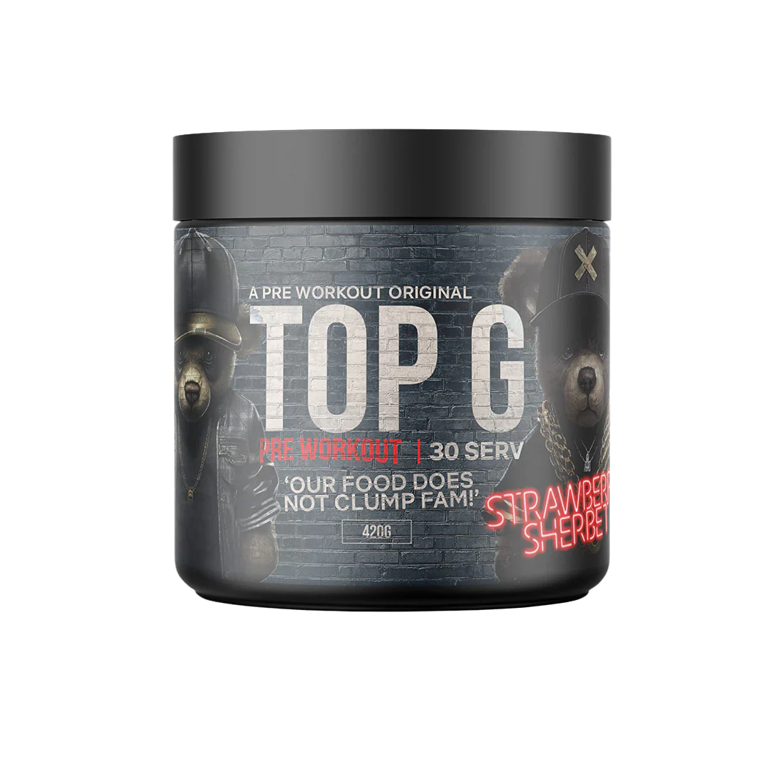TOP G Top P Pre-Workout 420g - Strawberry Sherbert