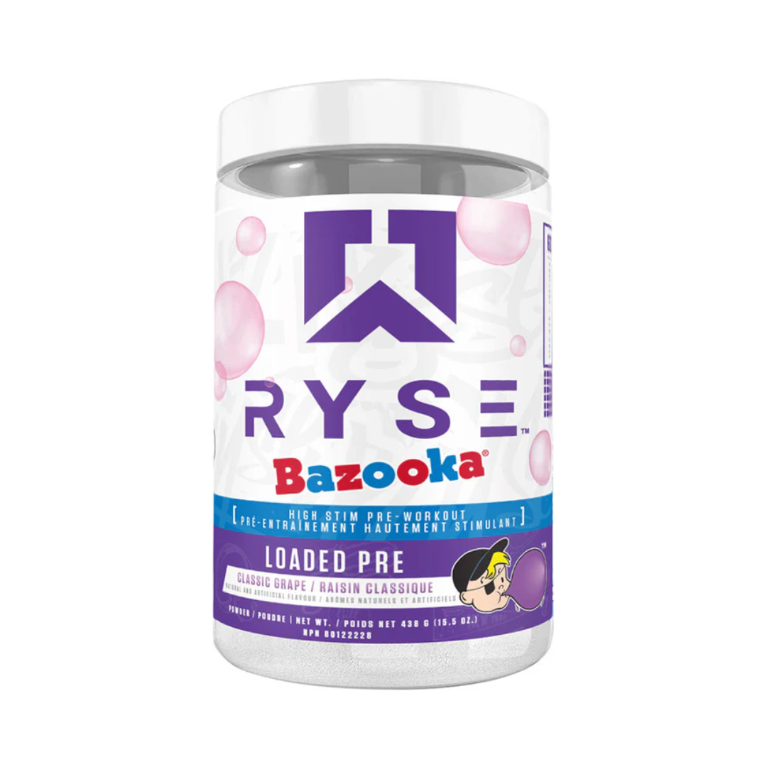 RYSE Loaded Pre tub, BAZOOKA Classic Grape