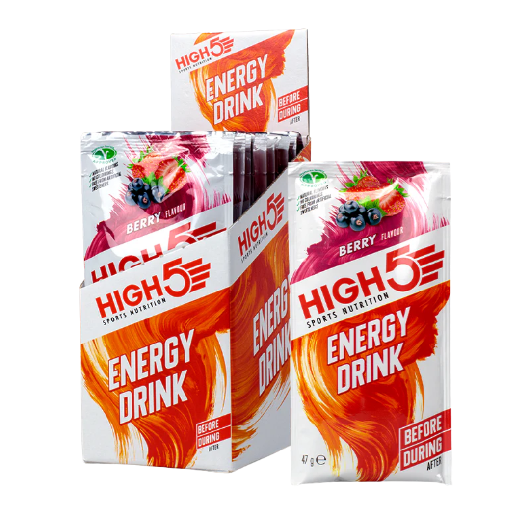 HIGH5 ENERGY DRINK sachet box, BERRY