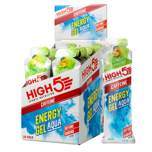 HIGH5 Energy Gel Aqua Caffeine 20x66g Citrus
