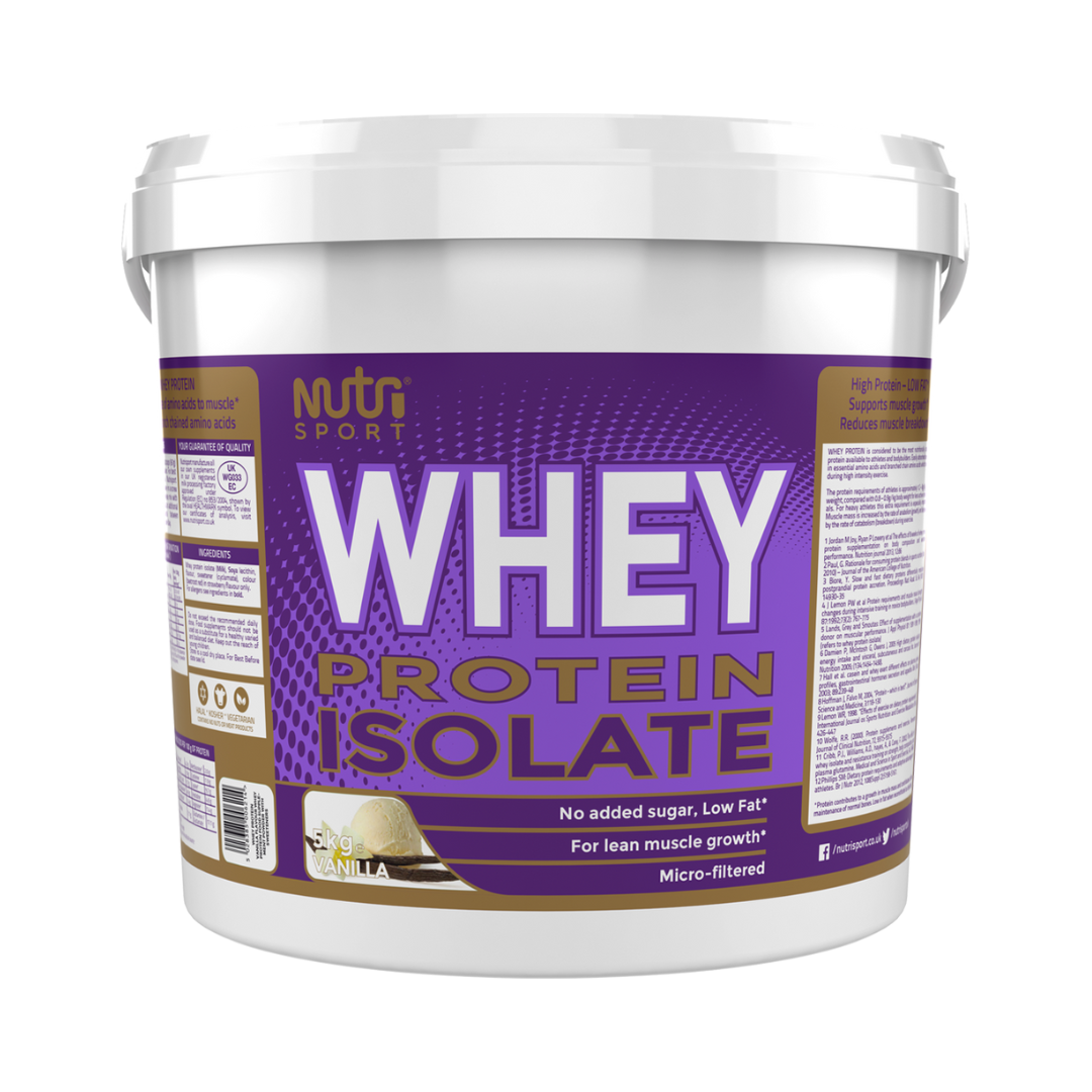 NutriSport Whey Isolate 5kg Vanilla packshot