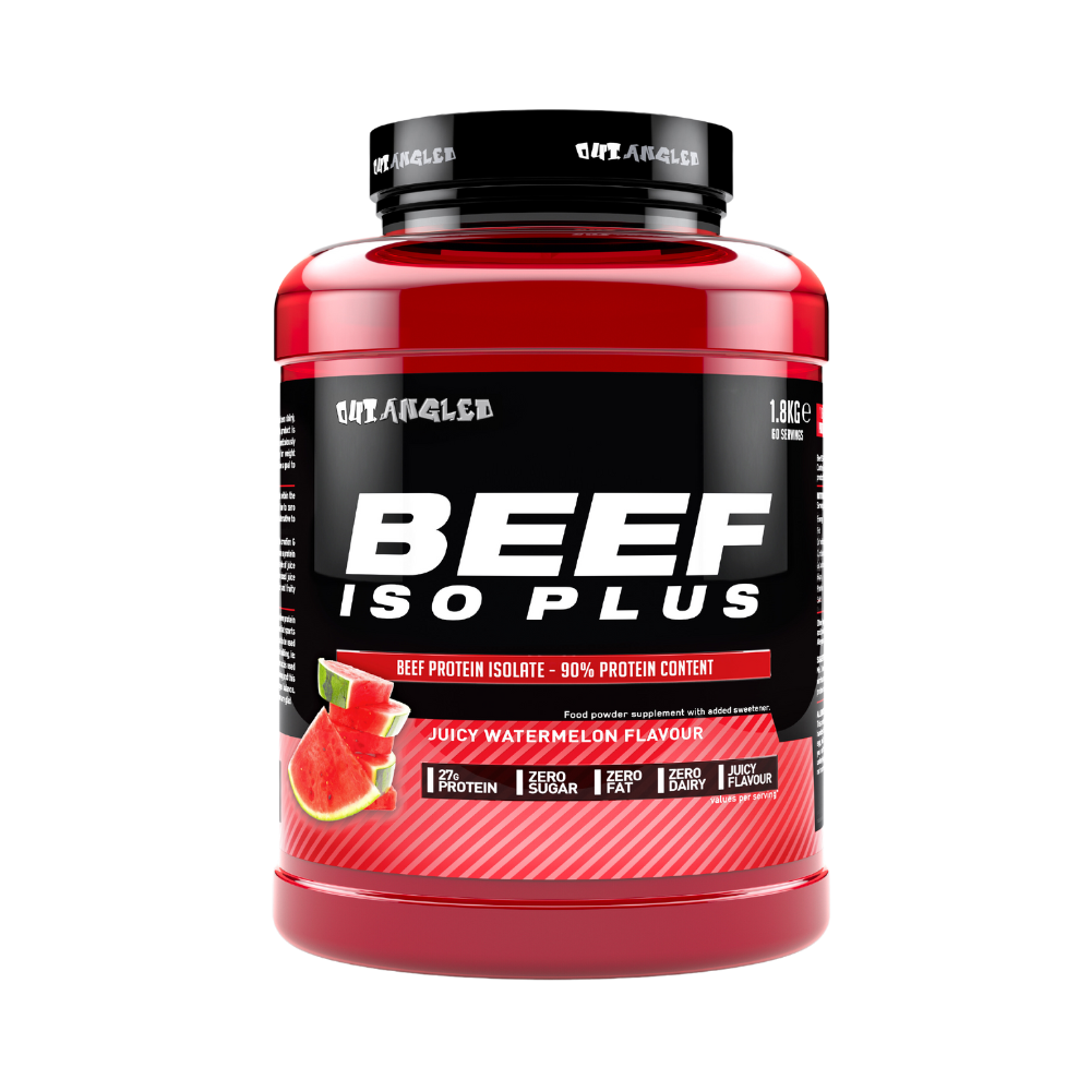 Outangled Beef Iso Plus 1.8kg - Juicy Watermelon product packaging