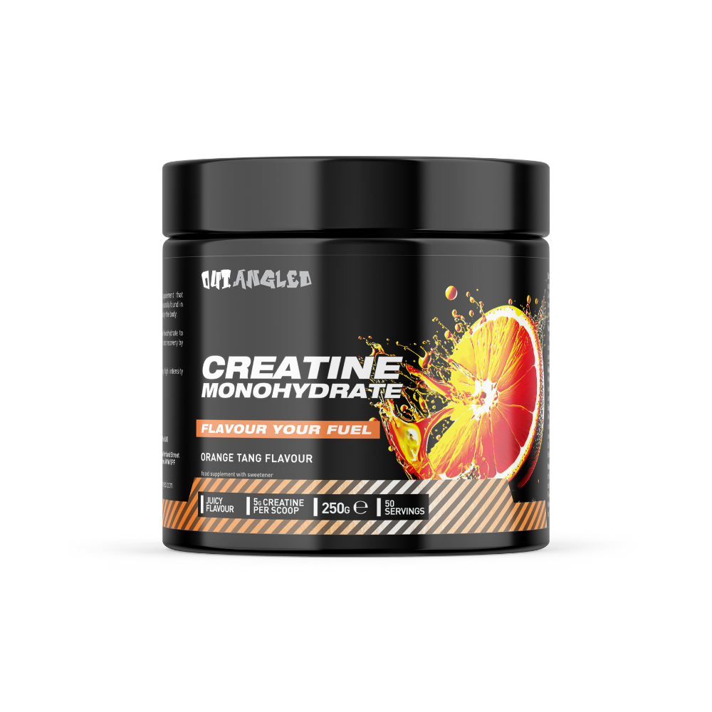 Outangled Creatine Monohydrate 250g - Orange Tang product packaging