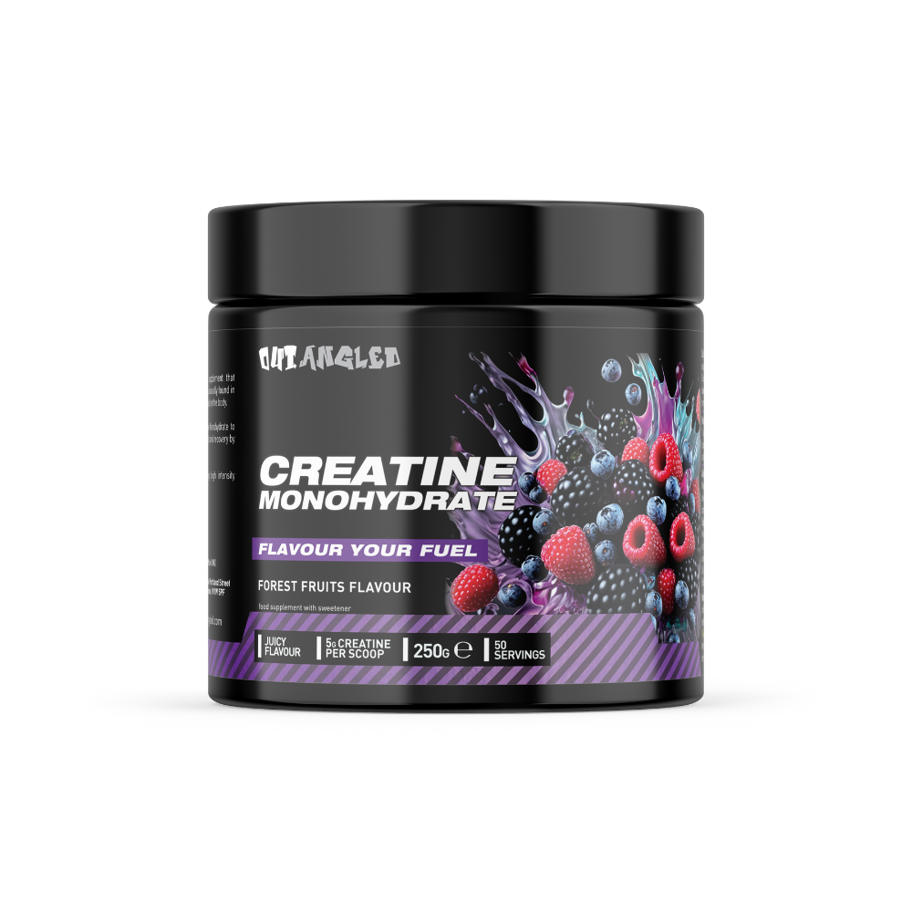 Outangled Creatine Monohydrate 250g - Forest Fruits product packaging