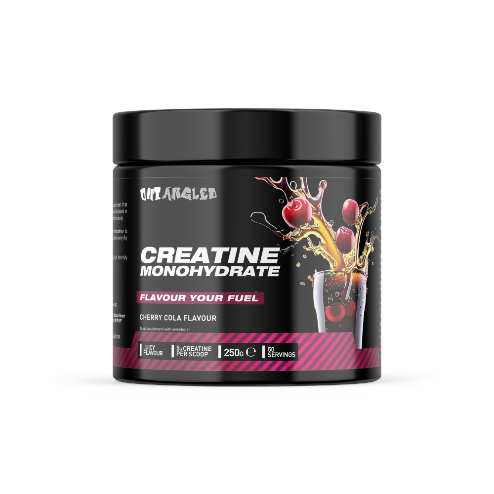 Outangled Creatine Monohydrate 250g - Cherry Cola product packaging