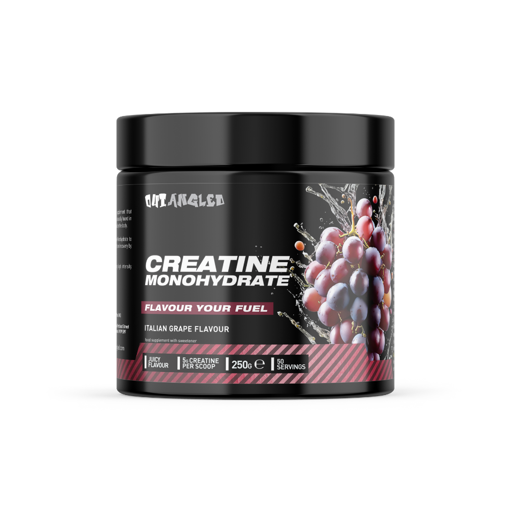 Outangled Creatine Monohydrate 250g - Italian Grape product packaging