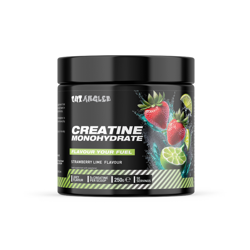 Outangled Creatine Monohydrate 250g - Strawberry Lime product packaging