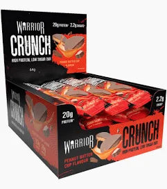 Warrior Crunch Bars 12x64g — Peanut Butter Cup