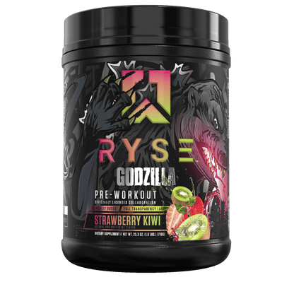 RYSE Godzilla Pre-Workout 792g - Strawberry Kiwi product packaging