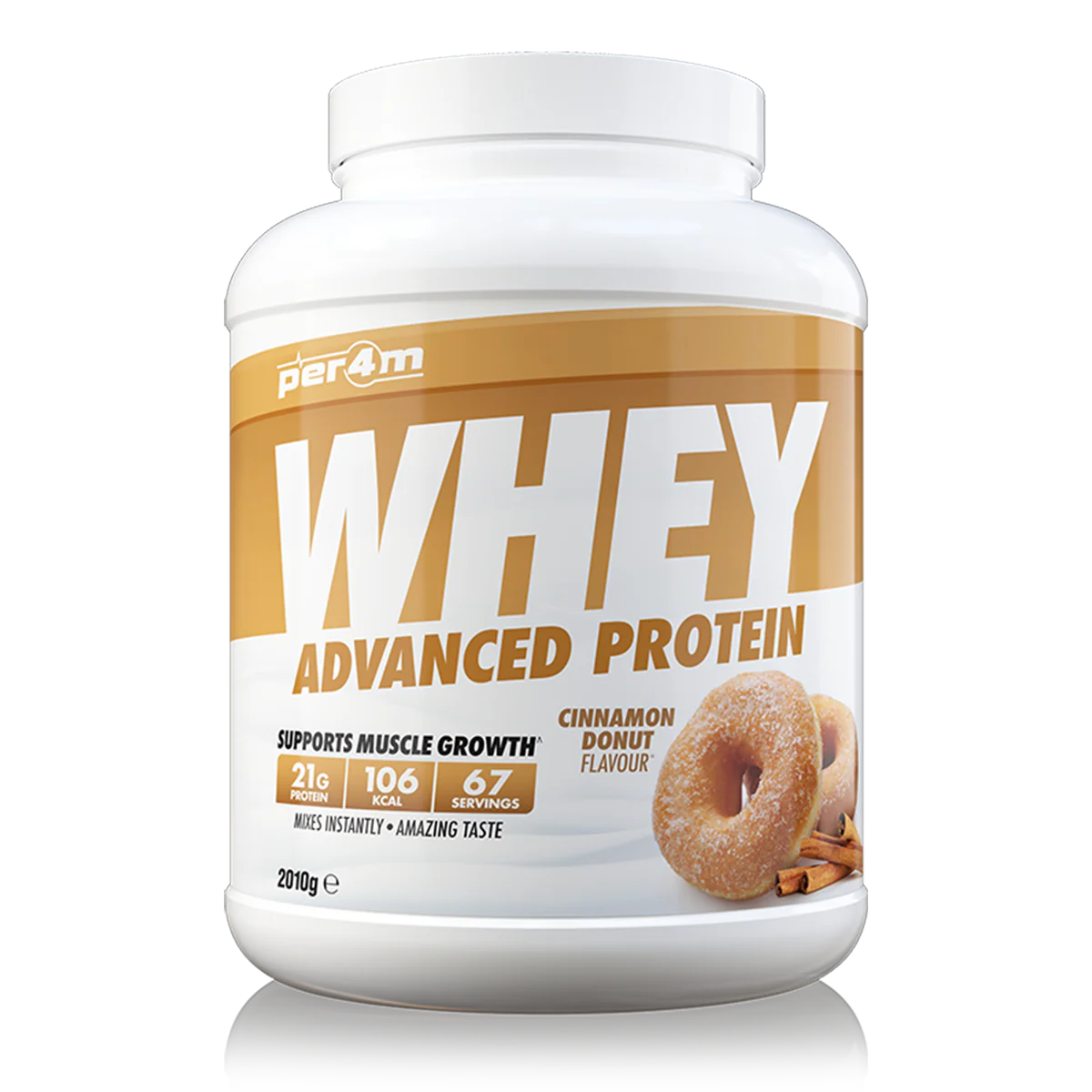 Per4m Advanced Whey Protein 2.01kg - Cinnamon Donut