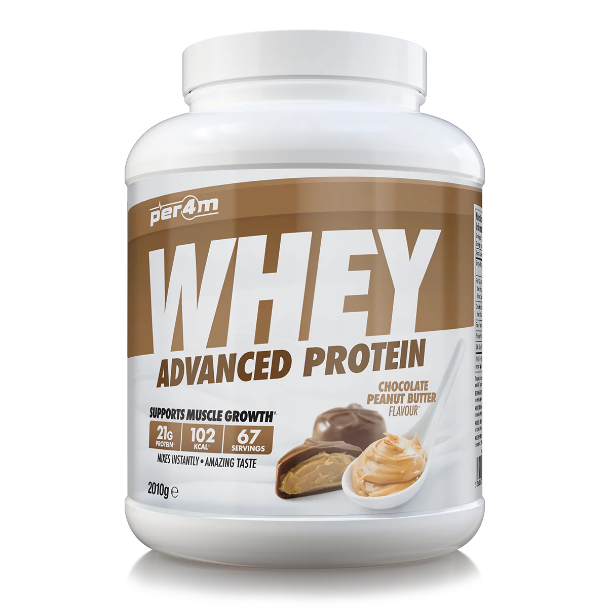 Per4m Advanced Whey Protein 2.01kg - Chocolate Peanut Butter