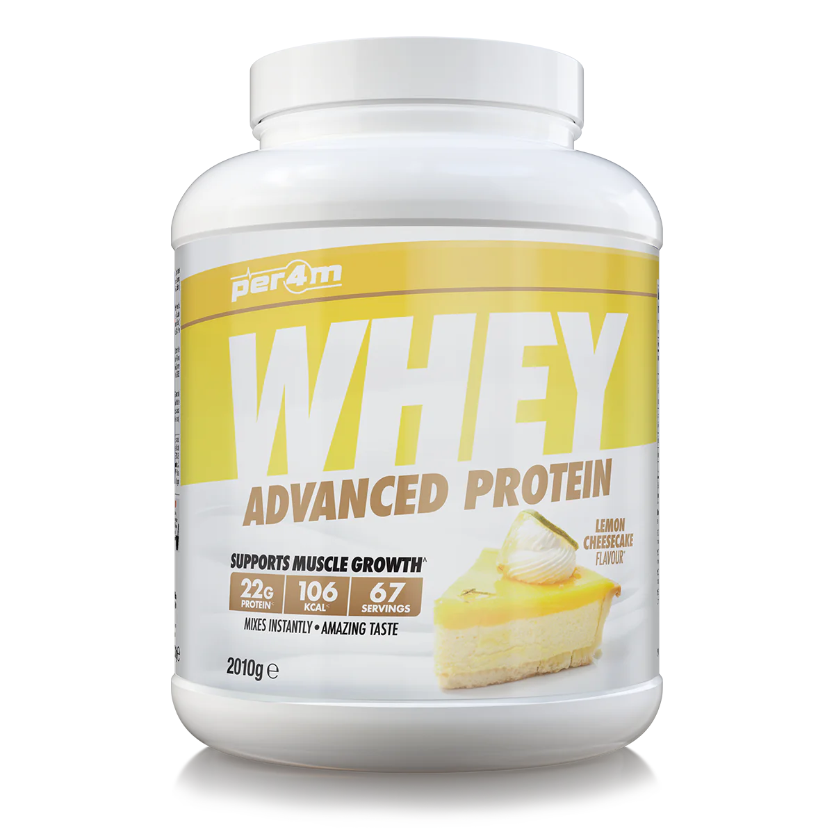Per4m Advanced Whey Protein 2.01kg - Lemon Cheesecake