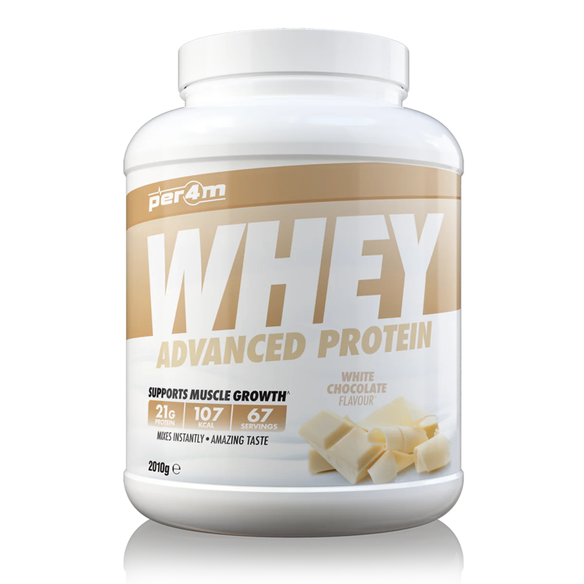 Per4m Advanced Whey Protein 2.01kg - White Chocolate
