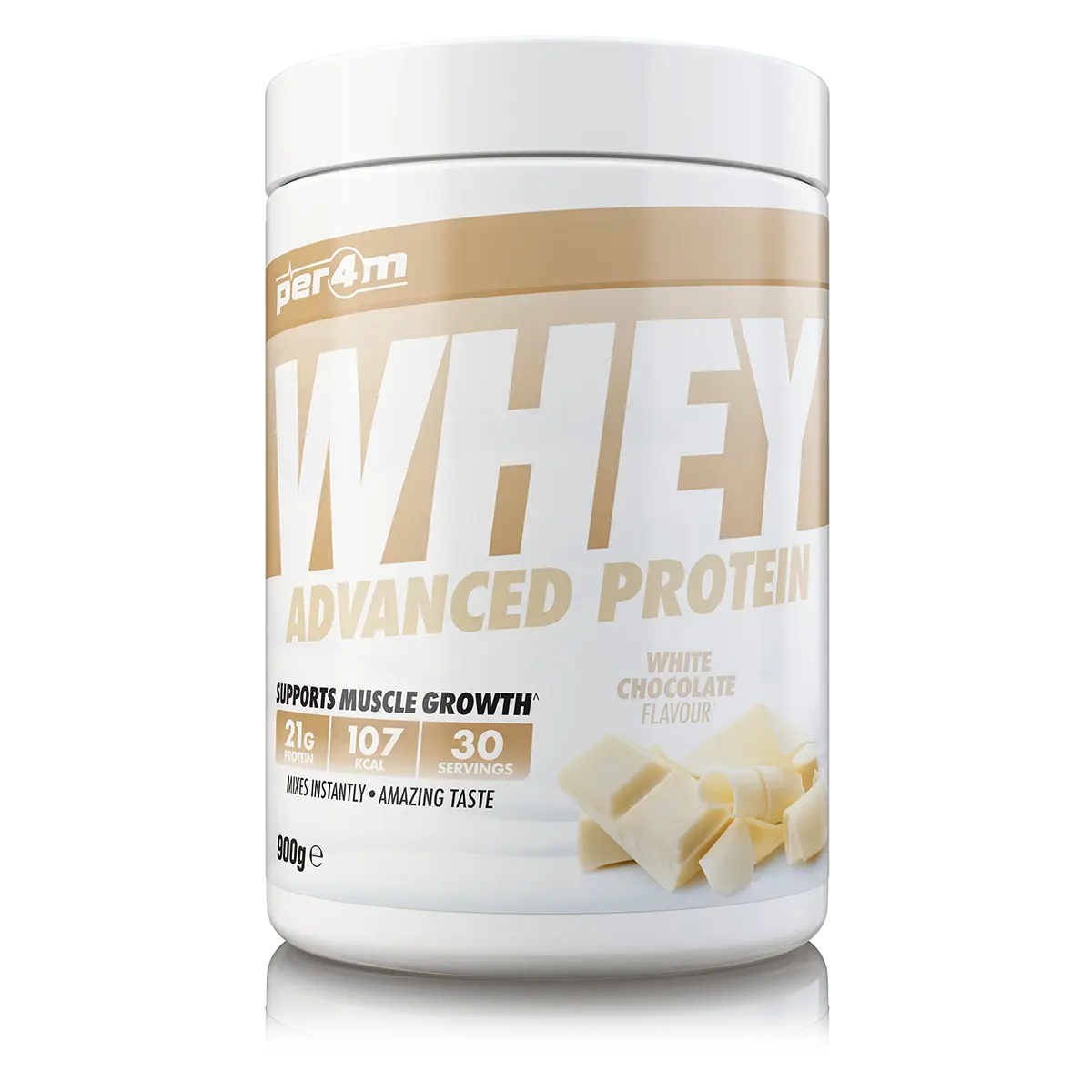 Per4m Advanced Whey Protein 900g - White Chocolate