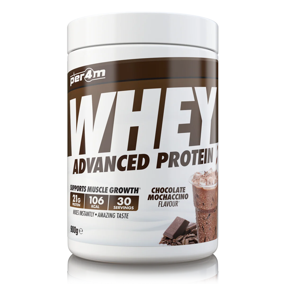 Per4m Advanced Whey Protein 900g - Chocolate Mochaccino