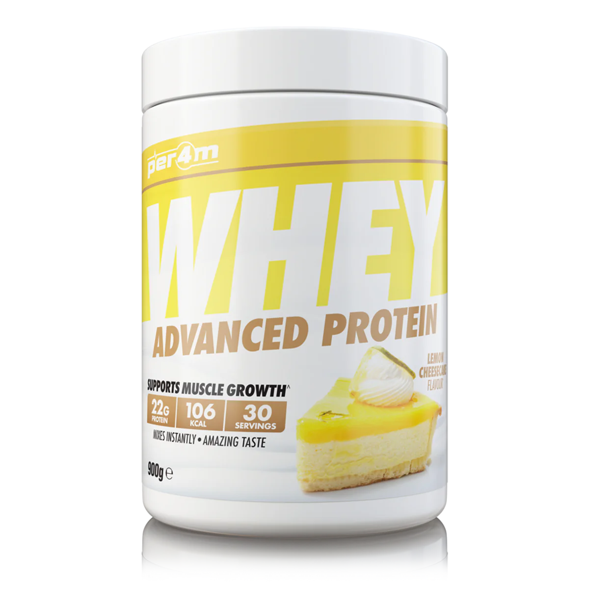 Per4m Advanced Whey Protein 900g - Lemon Cheesecake