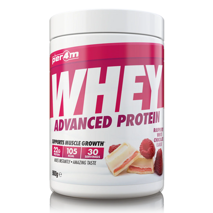 Per4m Advanced Whey Protein 900g - Raspberry White Chocolate