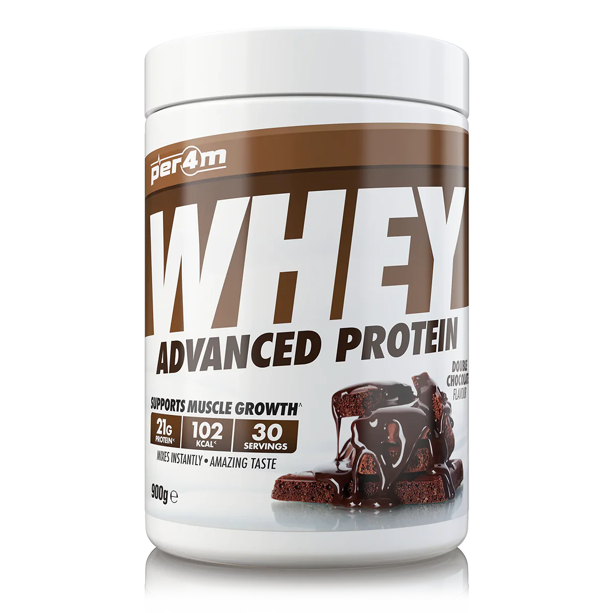 Per4m Advanced Whey Protein 900g - Double Chocolate
