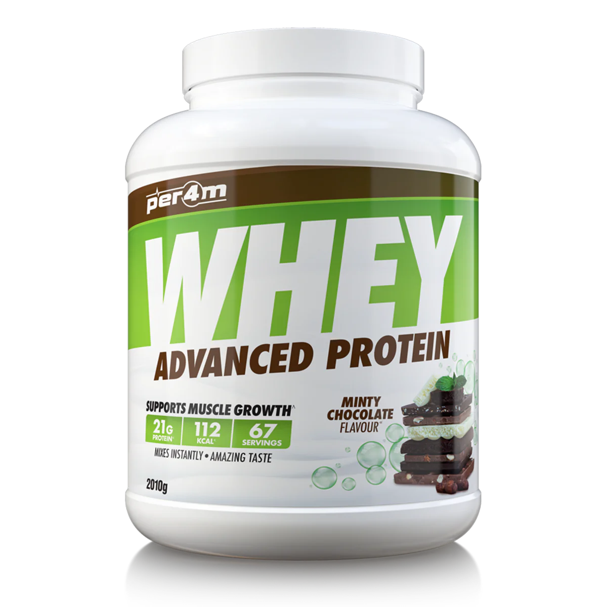 Per4m Advanced Whey Protein 2.01kg - Minty Chocolate