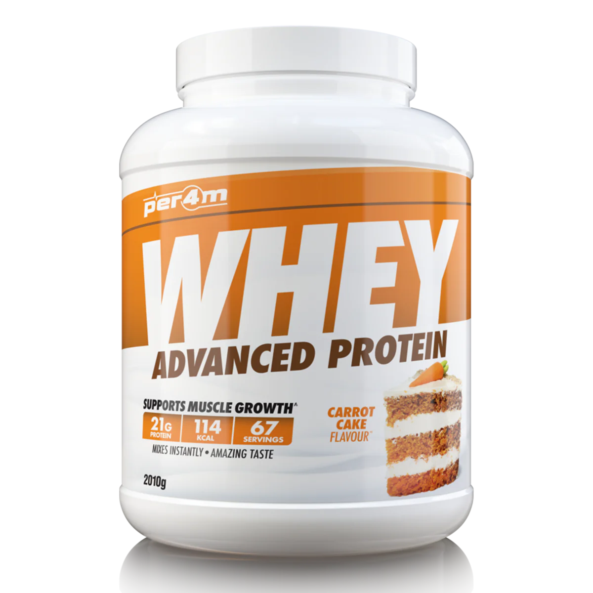Per4m Advanced Whey Protein 2.01kg - Carrot Cake