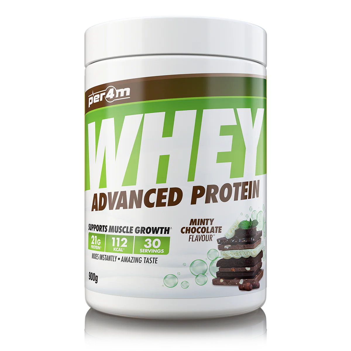 Per4m Advanced Whey Protein 900g - Minty Chocolate