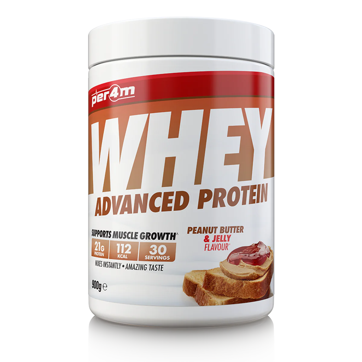 Per4m Advanced Whey Protein 900g - Peanut Butter & Jelly