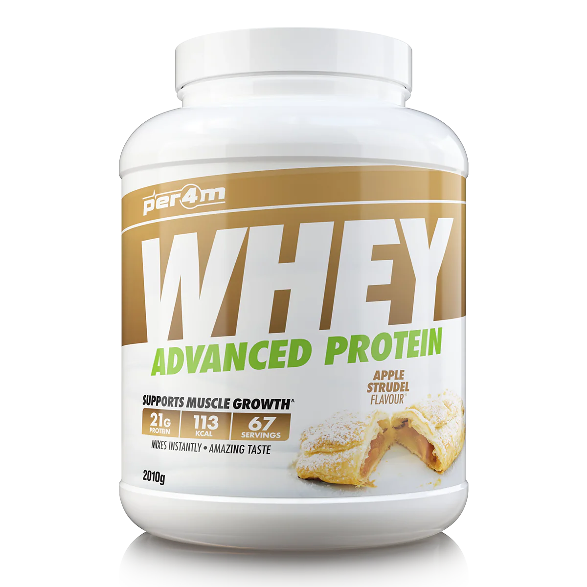 Per4m Advanced Whey Protein 2.01kg - Apple Strudel