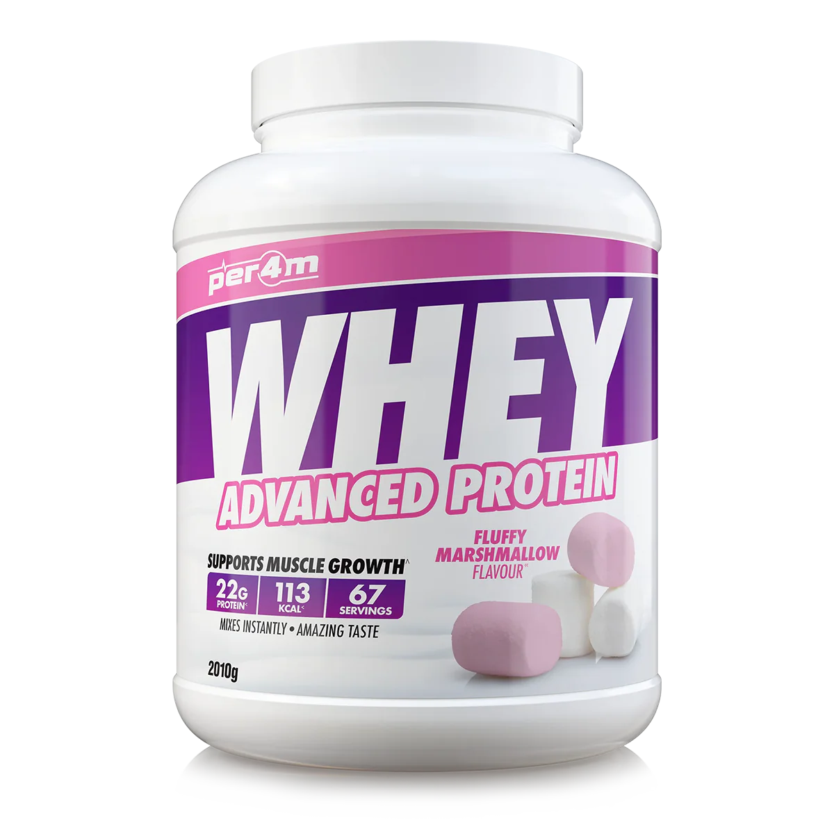 Per4m Advanced Whey Protein 2.01kg - Fluffy Marshmallow