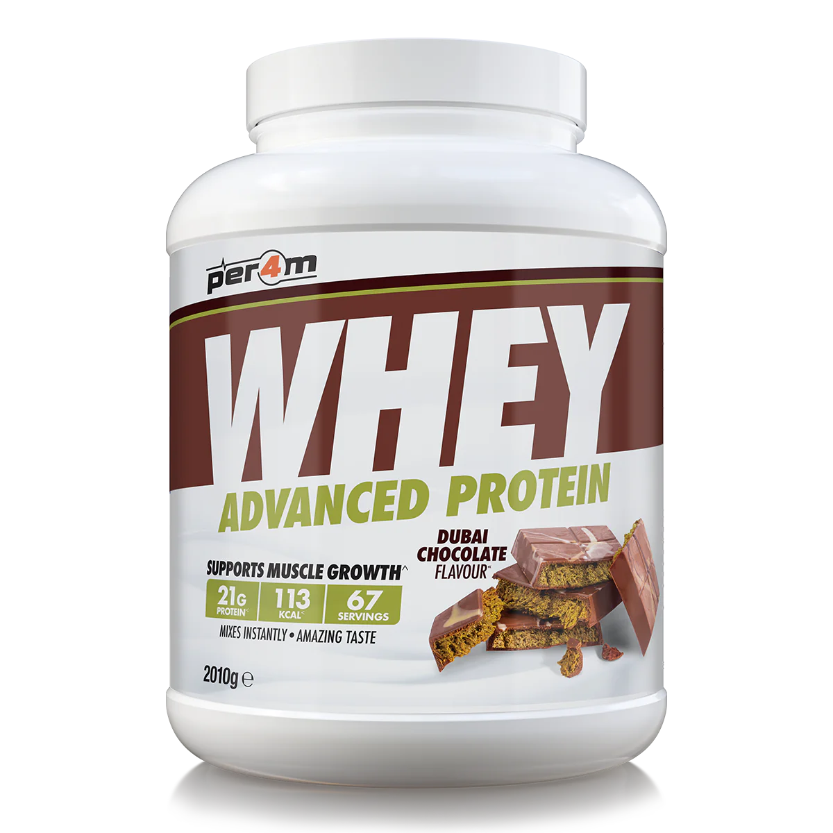 Per4m Advanced Whey Protein 2.01kg - Dubai Chocolate