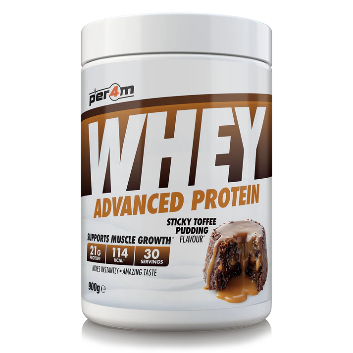 Per4m Advanced Whey Protein 900g - Sticky Toffee
