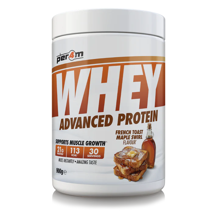 Per4m Advanced Whey Protein 900g - French Toast Maple Swirl