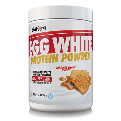 Per4m Egg Protein 900g Caramel Biscuit packshot