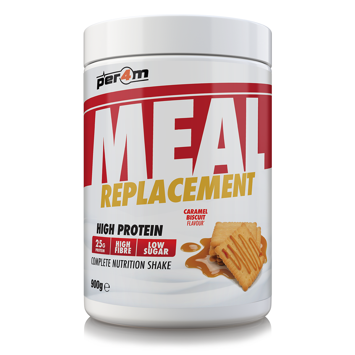 Per4m Meal Replacement 900g — Caramel Biscuit
