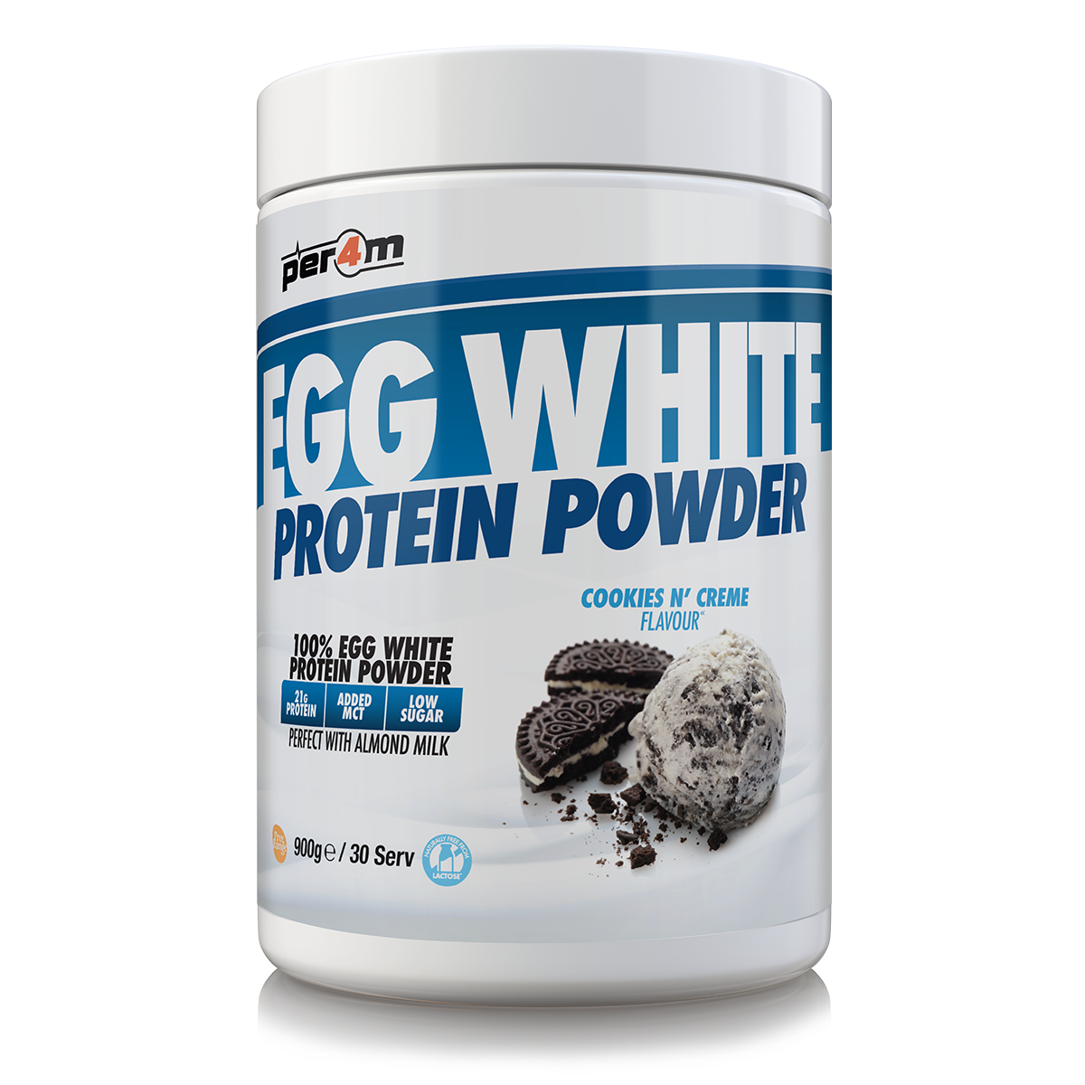 Per4m Egg Protein 900g Cookies N Cream packshot
