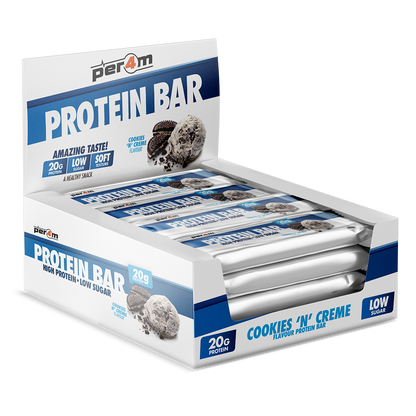 Per4m Protein Bar Cookies N Creme 12x62g packshot