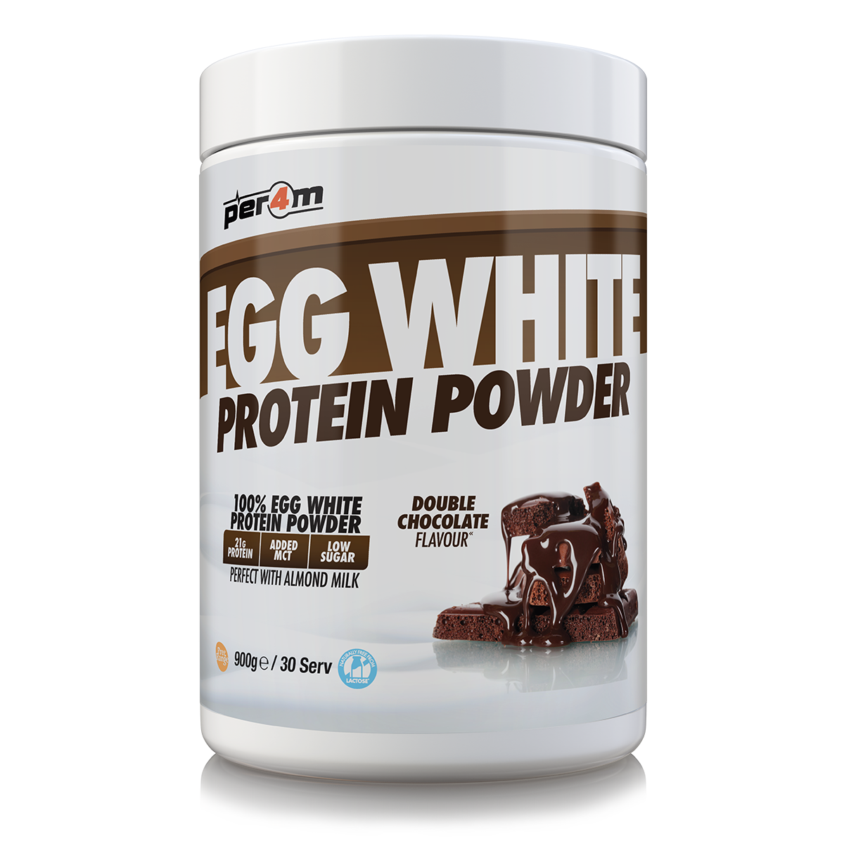 Per4m Egg Protein 900g Double Chocolate packshot