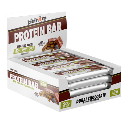 Per4m Protein Bar Dubai Chocolate 12x62g packshot