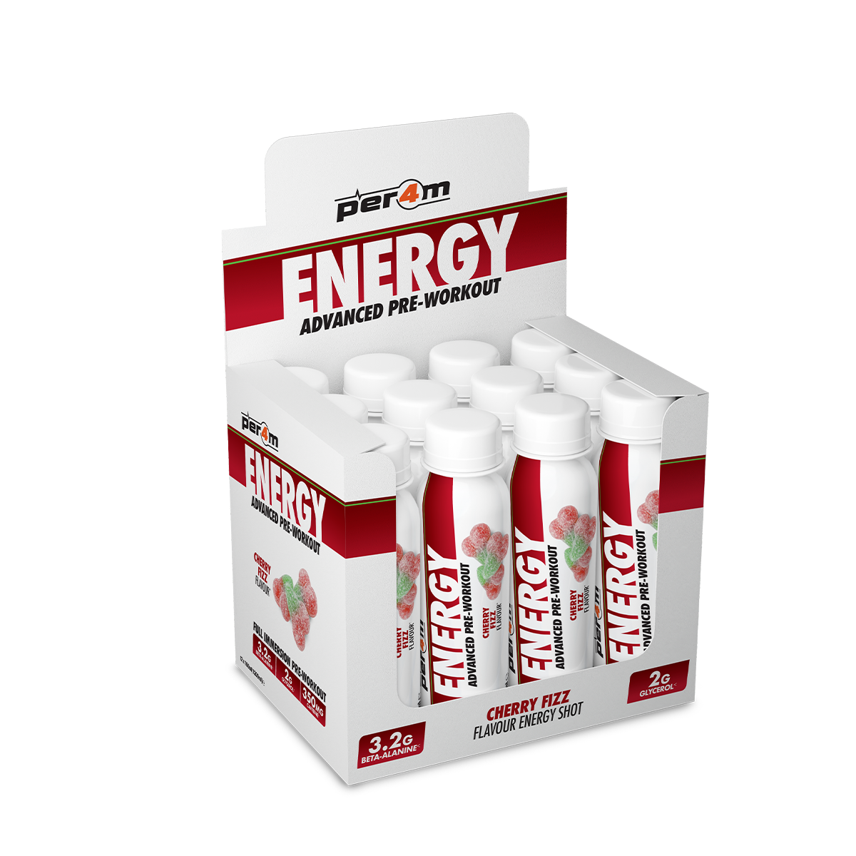 Per4m Energy Pre Workout Shot 12x100ml
