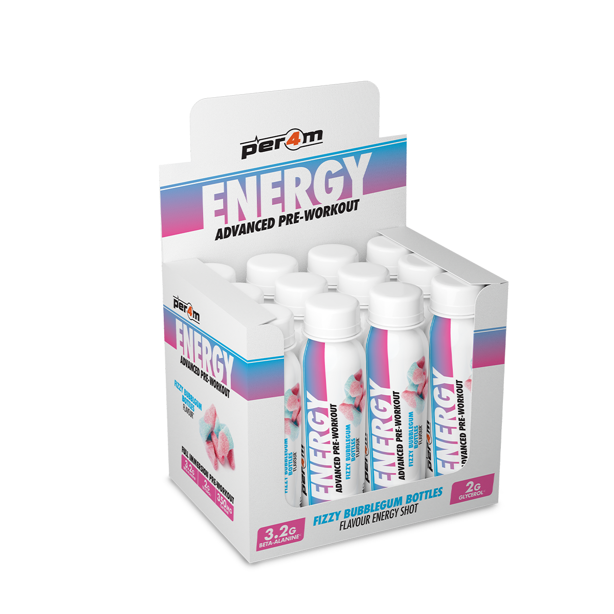 Per4m Energy Pre Workout Shot 12x100ml