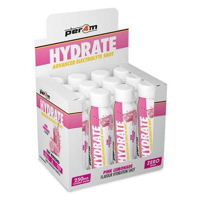 Per4m Hydrate Advanced Electrolyte Shot 12x100ml Pink Lemonade