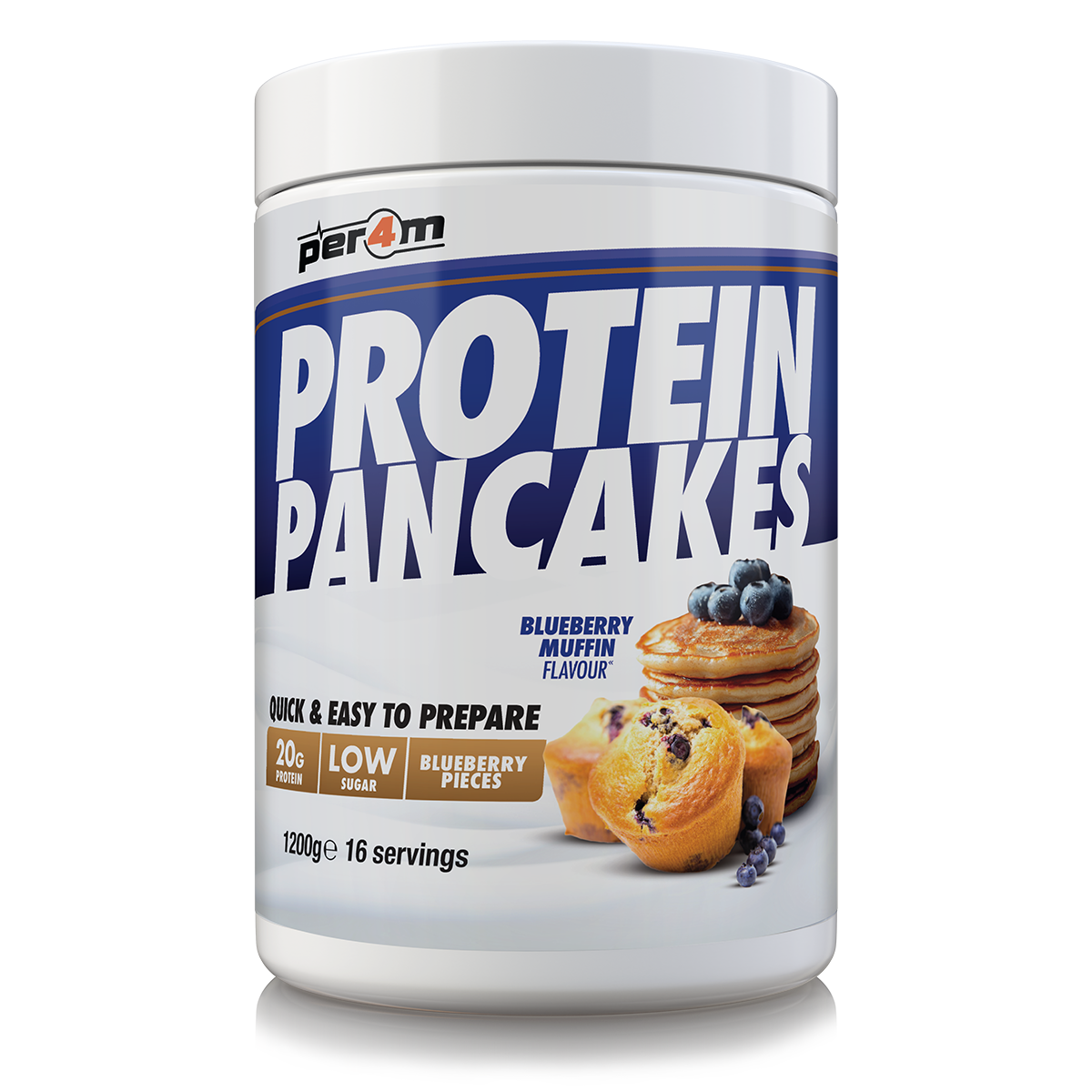 Per4m Protein Pancakes 1200g Blueberry Muffin