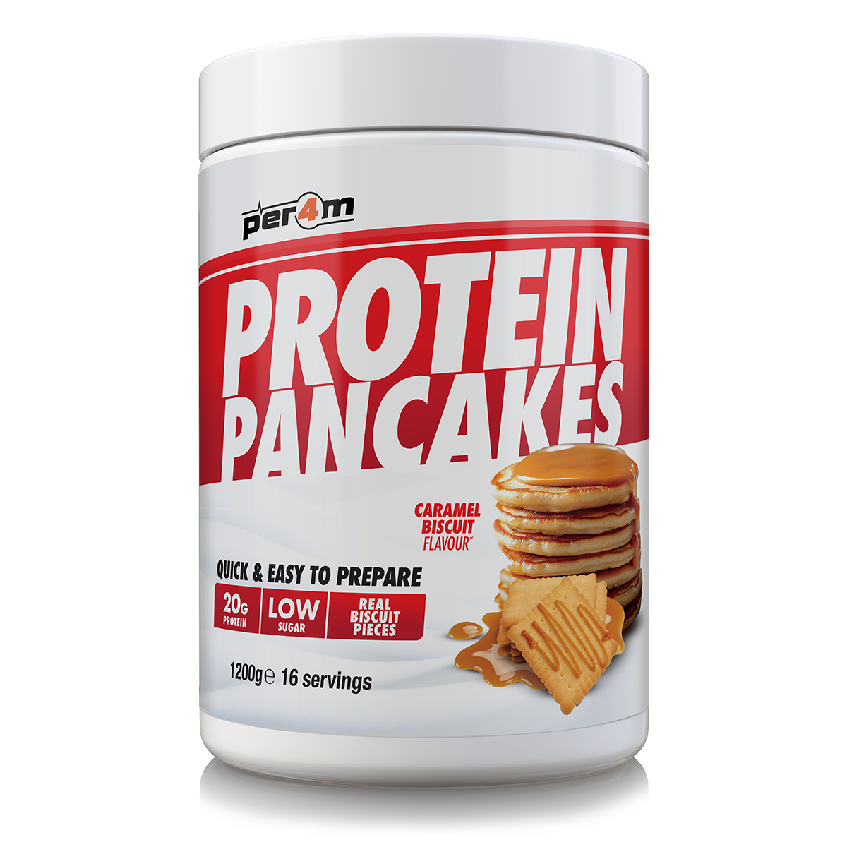 Per4m Protein Pancakes 1200g Caramel Biscuit