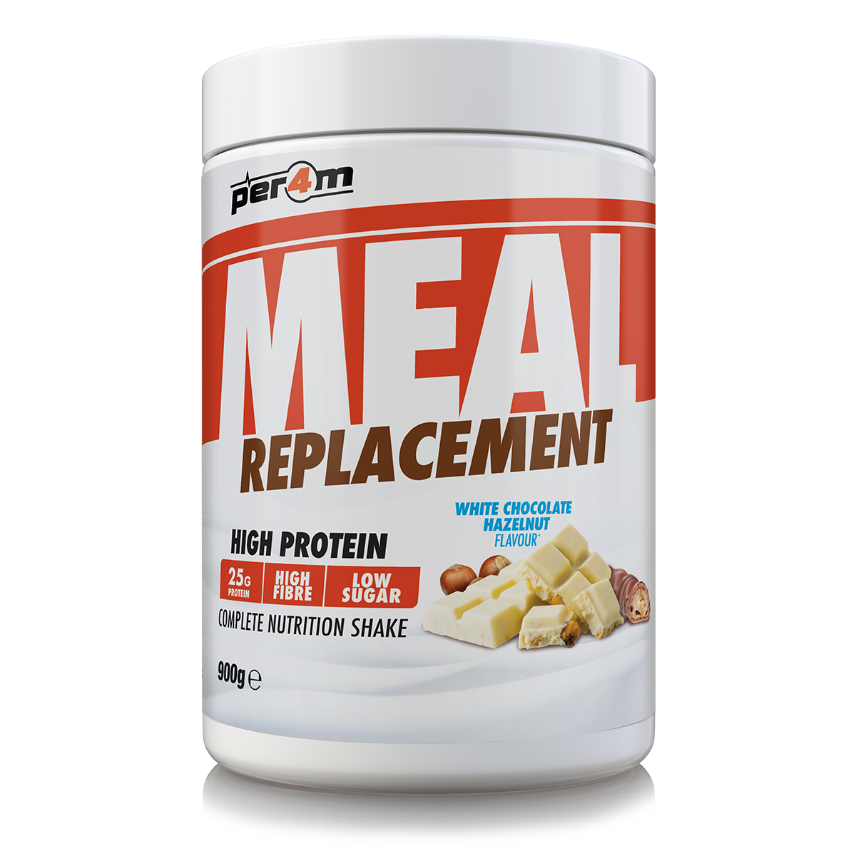 Per4m Meal Replacement 900g — White Chocolate Hazelnut