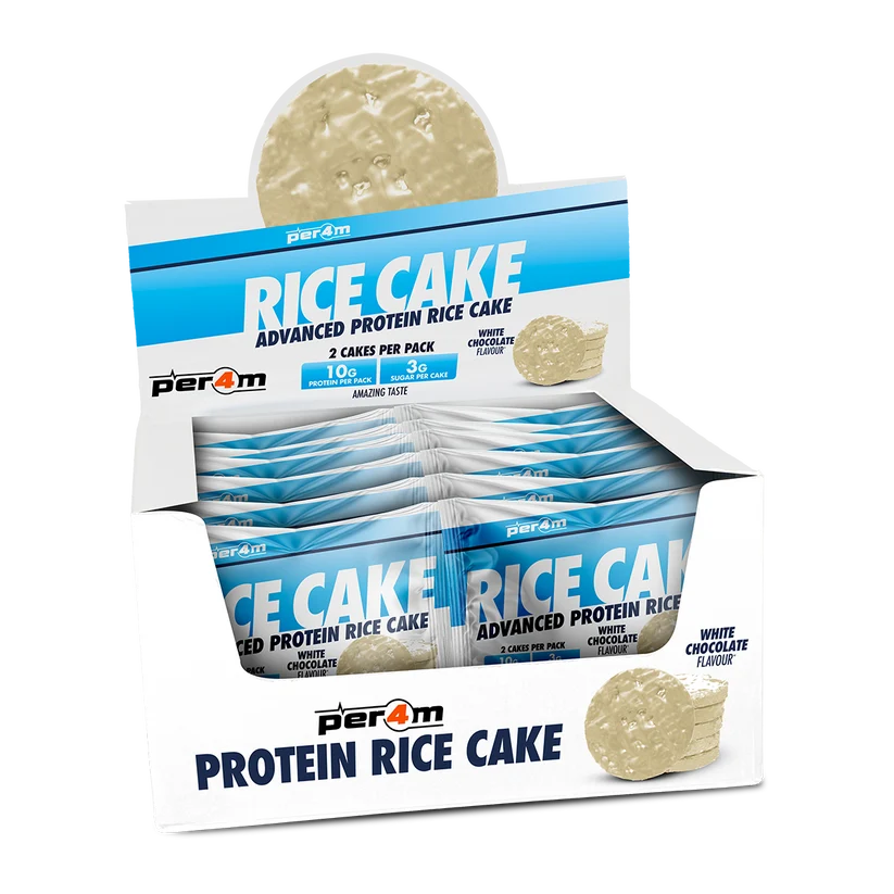 Per4m Rice Cake 12x64g — White Chocolate