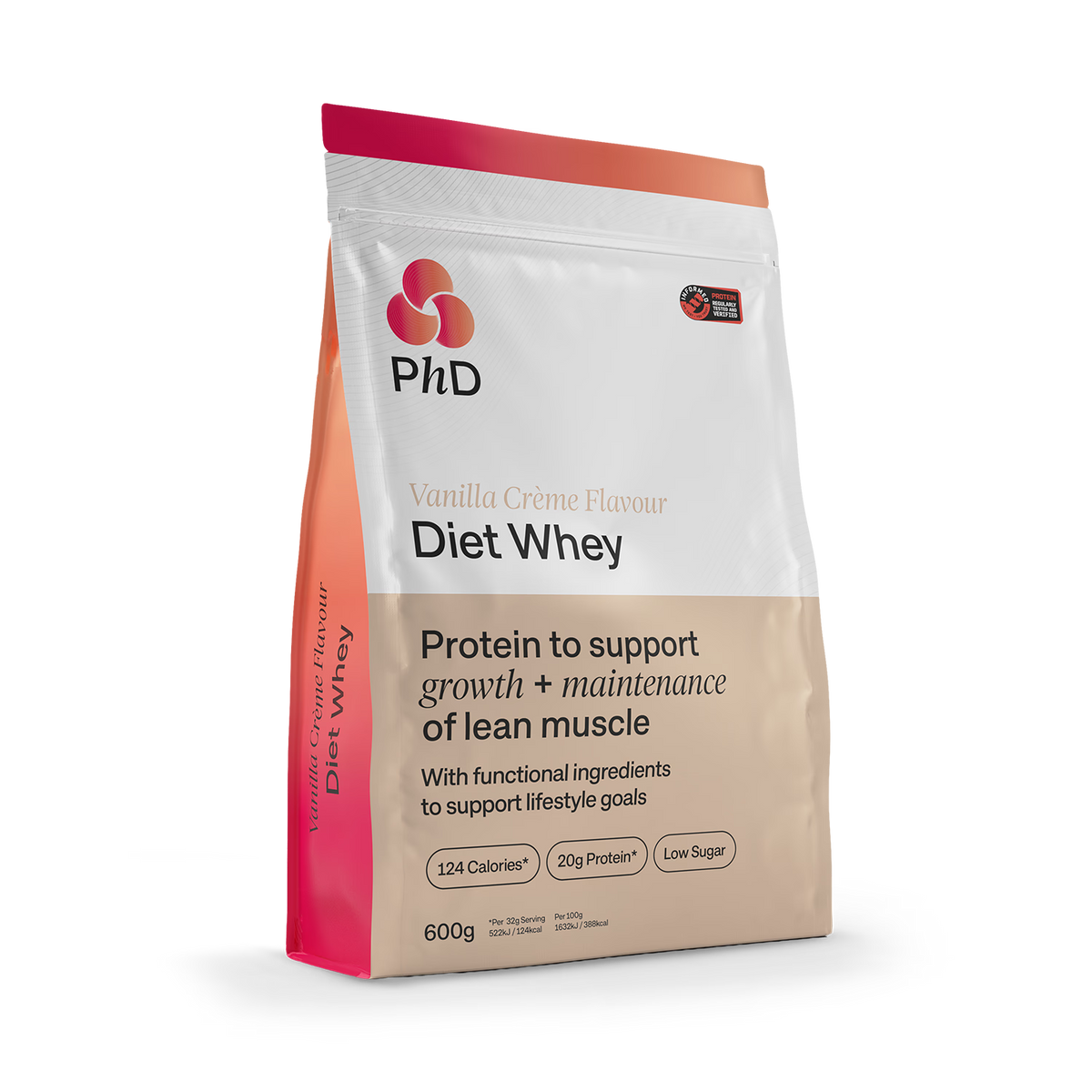PhD Diet Whey Vanilla Creme 600g