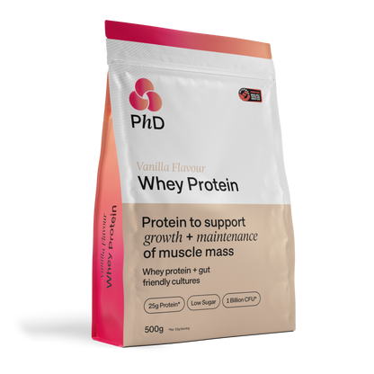 PhD Nutrition Powder Whey 500g Vanilla packshot