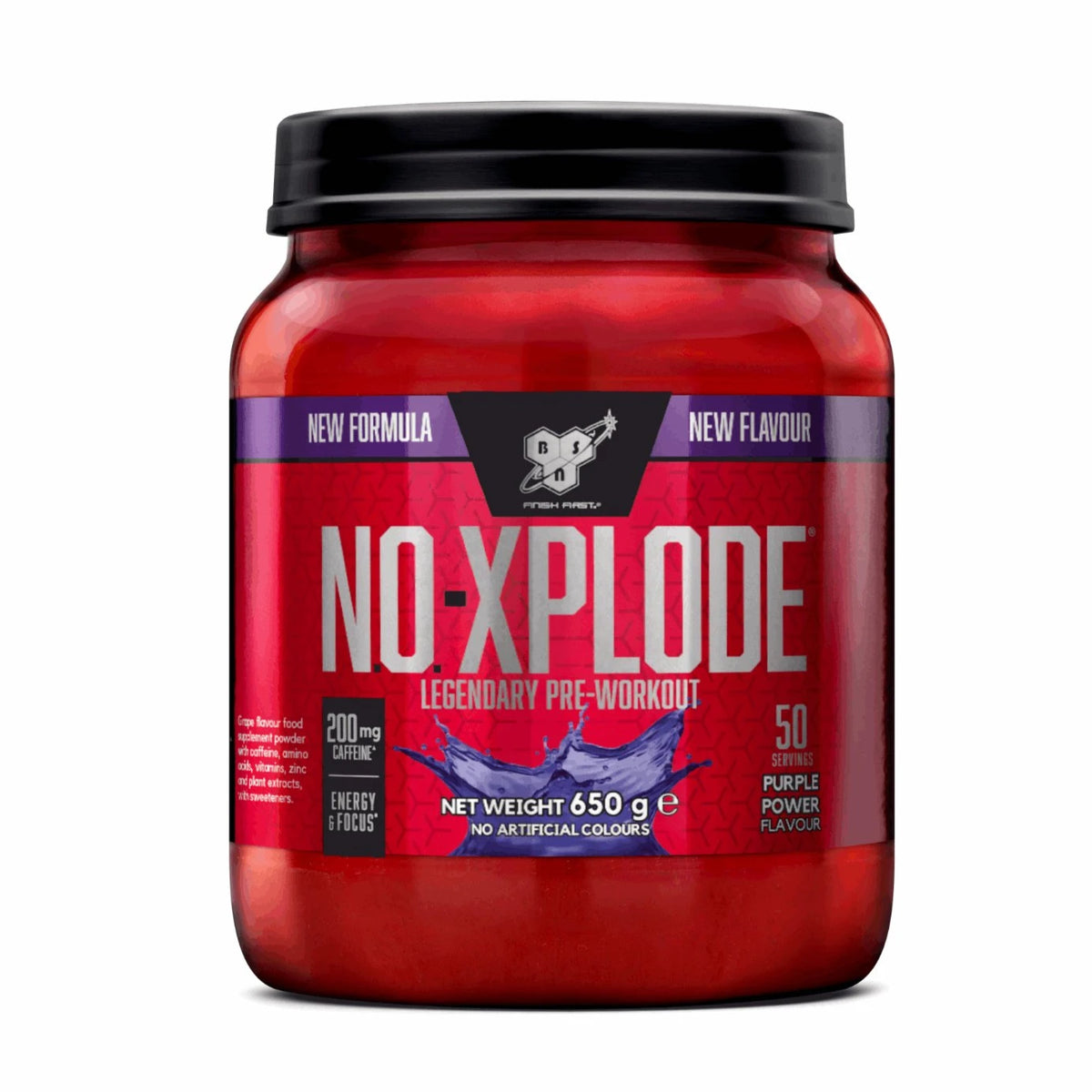 BSN N.O.Xplode 650g - Purple Power product packaging