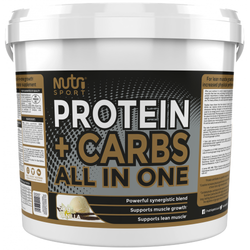 NutriSport Protein + Carbs 5kg Vanilla packshot