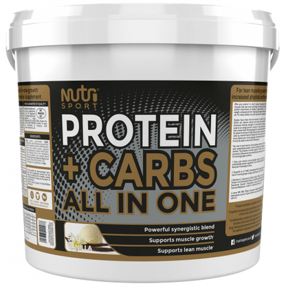 NutriSport Protein + Carbs 5kg Vanilla packshot